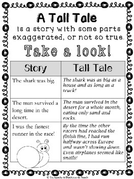 tall tale examples for students