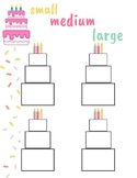 3 Tier Cake - Writing Practice