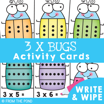 3 Times Tables Multiplication Activities By From The Pond Tpt