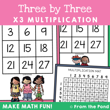 3 Times Tables Multiplication Game By From The Pond Tpt