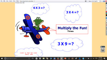 Preview of 3 Times the Fun Multiplication Interactive Activities for ActivStudio