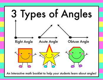 Preview of 3 Types of Angles: Right, Acute, and Obtuse