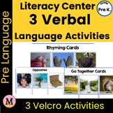 3 Verbal Language Activities for Pre Kindergarten Age
