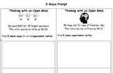 3 Ways Prompt Finding Equivalent Ratios 6.RP.A.3