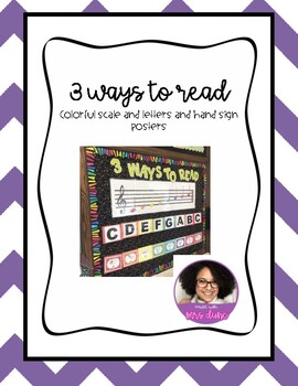 Preview of 3 Ways to Read Bulletin Board Printables