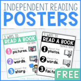 3 Ways to Read a Book FREE Independent Reading Posters