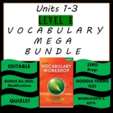 3 Week Digital Vocabulary MEGA Bundle, Units 1-3 Sadlier O