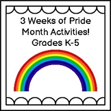 3 Weeks of PRIDE Month Lessons and Worksheets