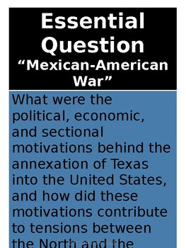 Preview of US History - Westward Expansion Manifest Destiny Journal or Open Ended Questions