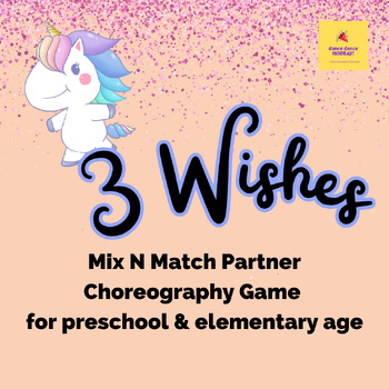 Preview of 3 Wishes Mix N Match Partner Dance Game