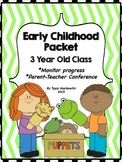 3 Year Old Preschool Parent-Teacher Packet