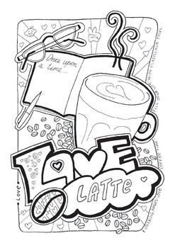 28 Coffee Coloring Pages (Free PDF Printables)