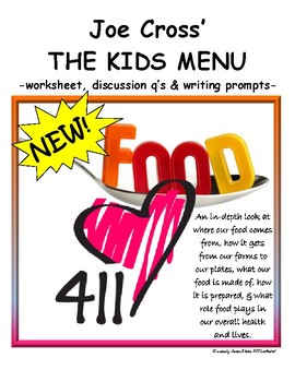 Preview of 3 day nutrition unit for teens: featuring Joe Cross' THE KIDS MENU documentary