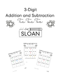 3-Digit Addition and Subtraction Tic Tac Toe Game - Print and Go!