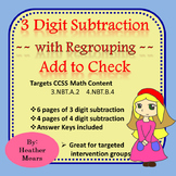 Subtraction with regrouping - add to check