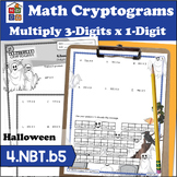 3-digits X 1-digit Halloween Cryptogram