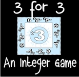 3 for 3 - An Integer Review Game