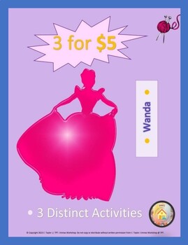 Preview of 3 for $5 |'Wanda' By Eleanor Estes| Companion Book Activities| Emma's Workshop