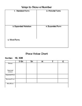 Preview of 3 grade interactive notebook notes- anchor charts