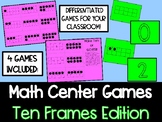 Number Sense Math Games Bundle - Ten Frames Edition