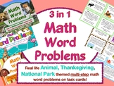 3-in-1 Multi Step Math Word Problems - Bundled!
