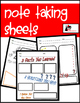 3 in 1 - Taking Notes Worksheets by Raki's Rad Resources | TpT