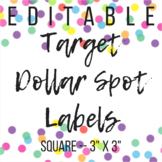 3 in x 3 in Editable Labels - Rainbow Confetti Theme - Fit