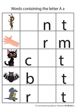 Preview of 3 letter word phonics worksheets Freebies