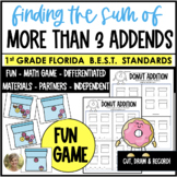 Addition: 3 or more Addends First Grade Math FLORIDA B.E.S
