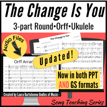 Preview of 3-part Round Song "The Change Is You" Companion to Amanda Gorman's Change Sings
