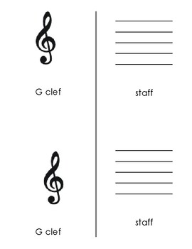 Preview of 3-part cards Music Notation Montessori