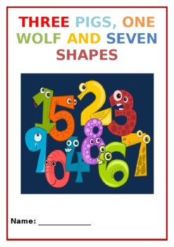 Preview of 3 pigs, 1 wolf, 7 shapes workbook for short story