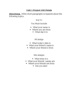 free spanish essays
