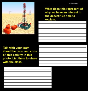 Preview of 3 to 5th Grade Review of the Desert
