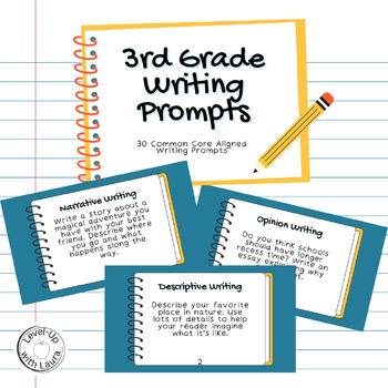 Preview of 30 3rd Grade Writing Prompts