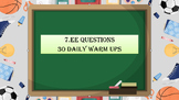 30 7.EE Questions w/ Answers - Google Slides/PowerPoint