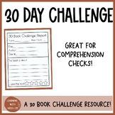 30 Book Challenge Comprehension Check