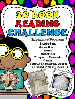 Preview of 30 Book Reading Challenge Incentive Program