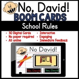 30 Boom Cards School Rules with David Back to School
