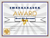 30 CHEERLEADER AWARDS!  Coach Certificates! All Cheerleadi