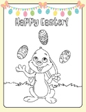 30 + CUTE Easter Coloring Sheets Printable Pages Bunny Uni