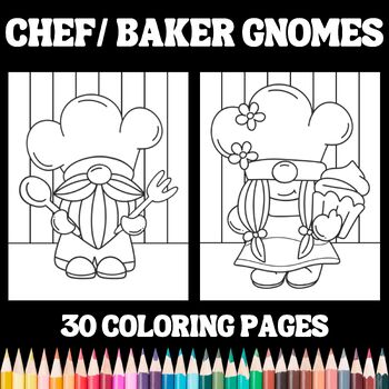 Coloring Page Chef, Chef Coloring Page and Activity Sheets Cooking