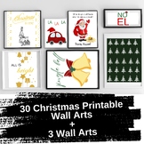 30 Christmas Wall Art for Kids, Parents and Teachers, Chri