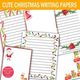 32 Christmas Writing Papers- Christmas Stationary- Holiday