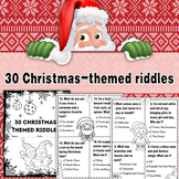 30 Christmas-themed riddles - Christmas activities to do at home