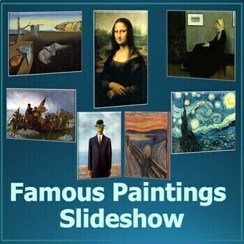 Preview of 30 Common & Important Paintings in Art History Slideshow for Google Slides