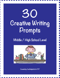 30 Creative Writing Prompts