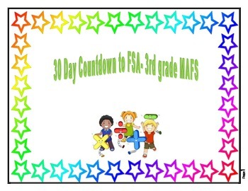 Preview of 30 Day Countdown to FSA- 3rd Grade MAFS