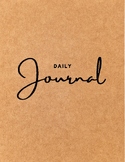 30 Day Printable Daily Journal