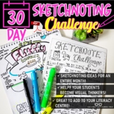 30 Day Sketchnote Challenge - A Month Full of IDEAS! Just Print!